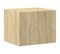 (sonoma oak) vidaXL Wall Cabinet Bathroom Storage Cabinet Concrete Grey Engineered Wood