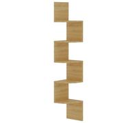 vidaXL Wall Corner Shelf Home Bedroom Living Room Furniture Wall-Mounted Hanging