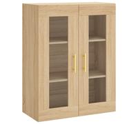 (sonoma oak) vidaXL Wall Mounted Cabinet Cupboard Side Cabinet Sonoma Oak Engineered Wood