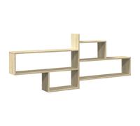 Wall Shelf Floating Shelf Hanging Wall Storage Shelf Engineered Wood vidaXL