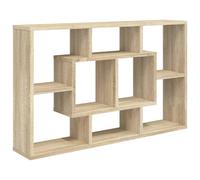 (sonoma oak) vidaXL Wall Shelf Home Living Room Hanging Rack Floating Shelf Engineered Wood