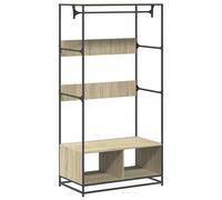 (sonoma oak) vidaXL Wardrobe Closet Cupboard Clothes Storage Organiser Engineered Wood