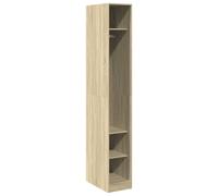 (sonoma oak) vidaXL Wardrobe Clothing Storage Hanger Clothes Cabinet Closet Engineered Wood