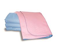 Sonoma Super Absorbent Pink Double Bed Pad with Tuck - In Flaps - 3500ml (1108abf)