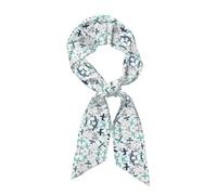 SONOON Airplane Print Long Strip Shape Scarf For Women Necktie Silk Like Neck Scarf Lightweight Hair Scarf Gifts Ladies' Holiday