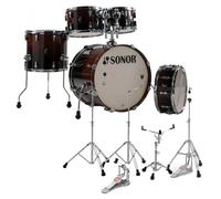 Sonor AQ2 20 5pc Drum Kit With Free Hardware Brown Fade