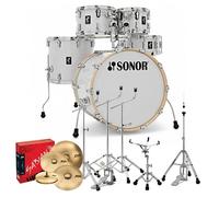 Sonor AQ2 22 5pc Pro Drum Kit w/Cymbals White Pearl