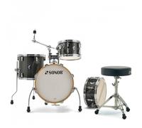 Sonor AQX 16 Jungle Shell Pack w/Free Throne Black Midnight Sparkle