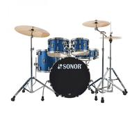 Sonor AQX 22 5pc Drum Kit w/Hardware Blue Ocean Sparkle