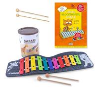 Sonor Safari Glockenspiel Rollable with Lillis Music Book and Keepdrum Mallet