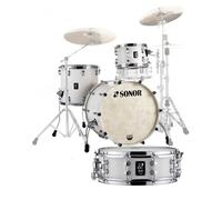 Sonor SQ1 22" 3 Piece Shell Pack w/Free Snare Satin Pure White