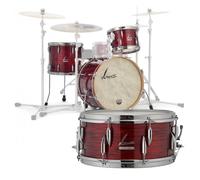 Sonor Vintage 22 3pc Shell Pack w/Free Snare Vintage Red Oyster