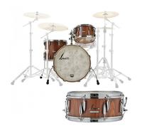 Sonor Vintage 22 3pc Shell Pack w/Tom Mount w/Free Snare Rosewood Semi Gloss