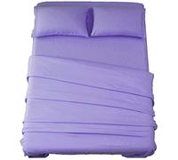 SONORO KATE Bed Sheet Set Super Soft Microfiber 1800 Thread Count Luxury Egyptian Sheets 16-Inch Deep Pocket，Wrinkle and Hypoallergenic-4 Piece (Lavender, Queen)