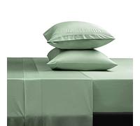 SONORO KATE Bed Sheet Set Super Soft Microfiber 1800 Thread Count Luxury Egyptian Sheets 16-Inch Deep Pocket，Wrinkle and Hypoallergenic-4 Piece (Sage, Queen)