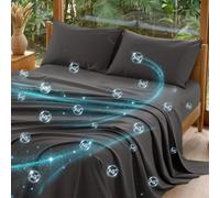 SONORO KATE Silver Infused Bed Sheets Set,1000 Series Cotton,Self-Cleaning