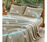 SONORO KATE Silver Infused Bed Sheets Set,1000 Series Cotton,Self-Cleaning