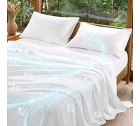 SONORO KATE Silver Infused Bed Sheets Set,1000 Series Cotton,Self-Cleaning