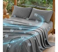 SONORO KATE Silver Infused Bed Sheets Set,1000 Series Cotton,Self-Cleaning