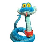 Sonorphine Zootopia 2 Gary Blue Snake Plush, Freely Transformable Therapy Toy, Red Pouch Included, 21.7 inches (55 cm), Soft Touch, Healing Interior, Anime Goods, Cosplay Accessories, Gift, School