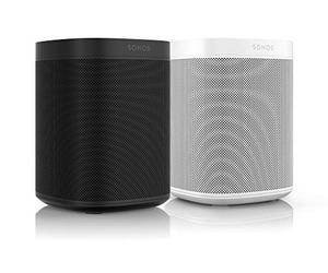 Sonos One Smart Speaker 2-Room Set, White/Black, Intelligent WiFi Speaker with Alexa Voice Control & AirPlay, Two Multiroom Speakers for Unlimited Music Streaming