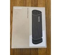 Sonos Roam and Wireless Charger Bundle - Black - Waterproof and Wireless Ultra Portable Bluetooth or WiFi Smart Speaker