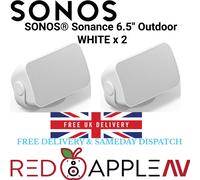 Sonos Sonance OUTDRWW1 6.5" 130W Outdoor Speakers - Pair White