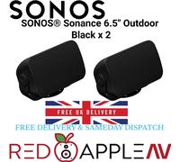 Sonos Sonance OUTDRWW1 Outdoor Speakers Pair 6.5" 130W Weatherproof Black
