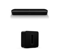 Sonos SUB (GEN3) Black & Beam (Gen 2) The compact smart soundbar for TV, music and more. Black