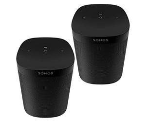 Sonos Two Room Set One SL - The Powerful Microphone-Free Speaker for Music and More - Black