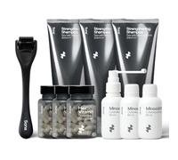 Sons Complete Hair Loss Treatment for Men. Minoxidil 5% Hair Regrowth Treatment, Vegan Biotin for Hair, Skin & Nails, Hair Growth Shampoo, Microneedling Derma Roller. 3 Month Supply. Made in Europe.
