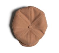 &SONS | Jackson Traditional Baker Boy Hat | Wool Flat Cap | Tan M