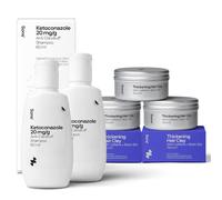 Sons Ketoconazole 2% Anti-Dandruff Shampoo & Thickening Hair Clay for Men
