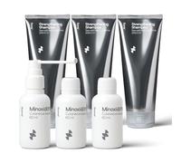 Sons Minoxidil 5% Solution & Hair Growth Shampoo for Men. Hair Regrowth Treatment. DHT Blocker Citrus Head Wash with Caffeine. Hair Thickening & Anti-Dandruff Formula. 3 Month Supply. Made in Europe.