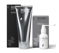 Sons Minoxidil 5% Solution & Hair Growth Shampoo for Men. Hair Regrowth Treatment & DHT Blocker Head Wash With Caffeine and Hair Thickening, Anti-Dandruff Formula. 1 Month Supply. Made in Europe.