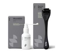 Sons Minoxidil 5% Spray (1x60ml) & 0.25mm Dermaroller for Men, Clinically Proven Hair Regrowth Formula, Hair Loss Treatment, Stimulates Follicles, Precise Applicator, Microneedling Boosts Absorption
