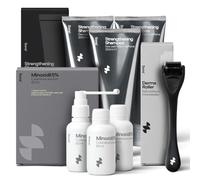 Sons Minoxidil 5% Spray, Hair Growth Shampoo & 0.25mm Dermaroller for Men | Clinically Proven Hair Growth, Results After 3 Months With Microneedling, Citrus Scent Shampoo With Caffeine, 3 Month Supply