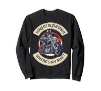 Sons of Alzheimer Where's my Bike Grumpy Old Biker Sweatshirt