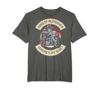 Sons of Alzheimer Where's my Bike Grumpy Old Biker T-Shirt