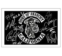 Sons Of Anarchy Cast Multi Signed 12x8 Inch Photo Pre Printed Signature Autograph Gift
