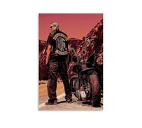 Sons Of Anarchy Classic Vintage Movie Poster Music Posters for Room Aesthetic Canvas Wall Art Bedroom Decor12x18inch(30x45cm)