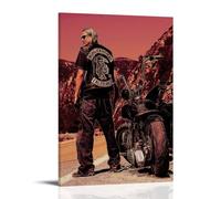Sons Of Anarchy Classic Vintage Movie Poster Music Posters for Room Aesthetic Canvas Wall Art Bedroom Decor12x18inch(30x45cm)