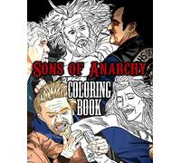 Sons Of Anarchy coloring book: American Action Crime Drama Television Series Coloring Book For Teens Adults Stress Relief Gift