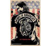 Sons Of Anarchy TV Series Poster Wall Art A4 Size Version 2