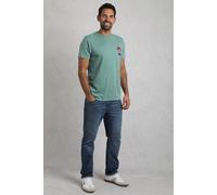 Weird Fish Sons of Anchovy Back Print Artist T-Shirt Mineral Blue Size 4XL