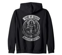Sons Of Grace Warfare Chapter Christian Warrior Zip Hoodie