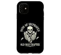 Sons Of Ibuprofen Old Man Chapter Funny Older Biker Gift Case for iPhone 11