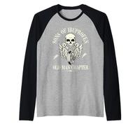 Sons Of Ibuprofen Old Man Chapter Funny Older Biker Gift Raglan Baseball Tee
