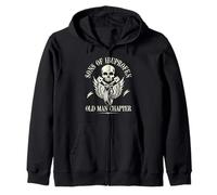 Sons Of Ibuprofen Old Man Chapter Funny Older Biker Gift Zip Hoodie