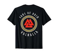 Sons Of Odin Valhalla - Viking Valknut (Back Print) T-Shirt